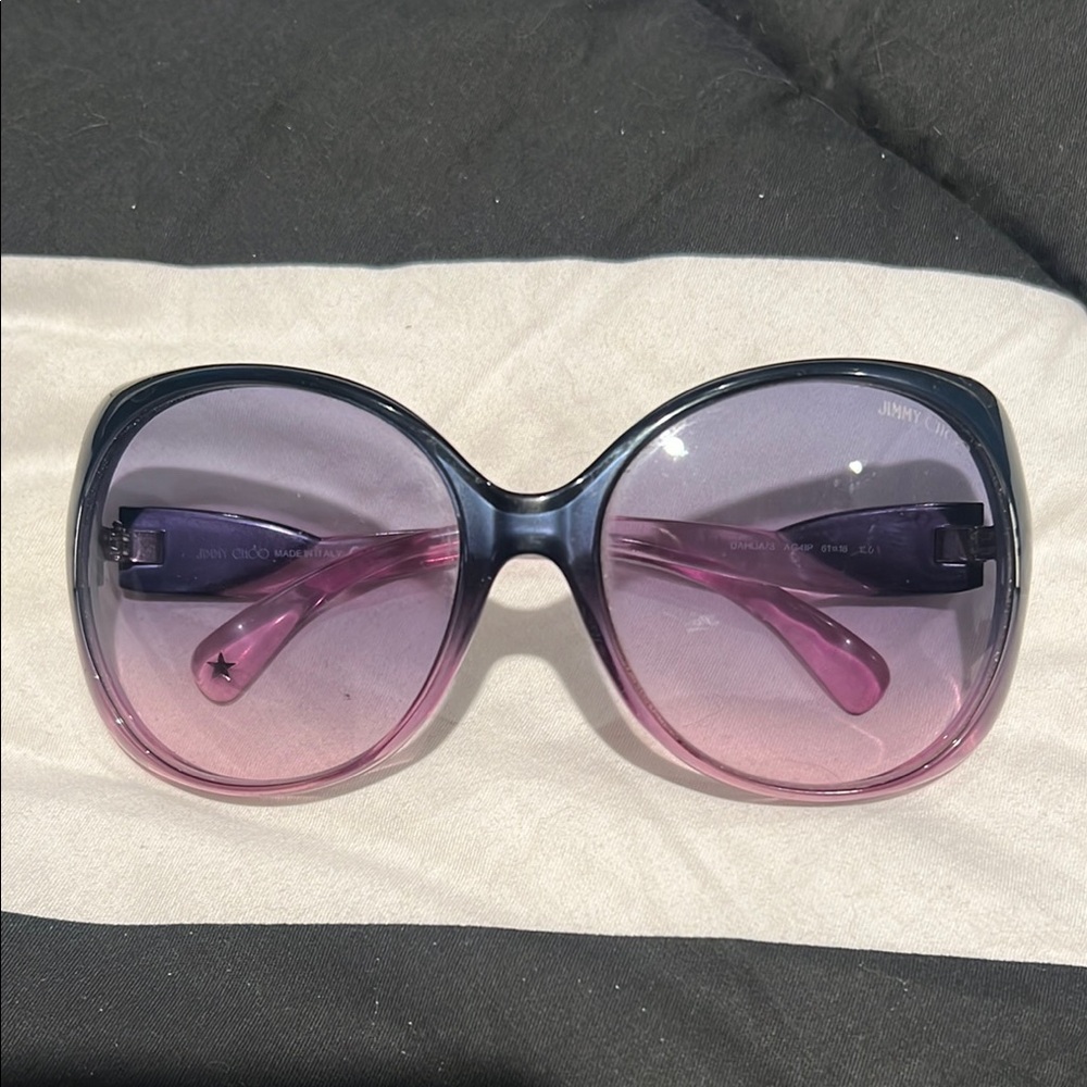 JIMMY CHOO Stylish Purple and Blue Sunglasses